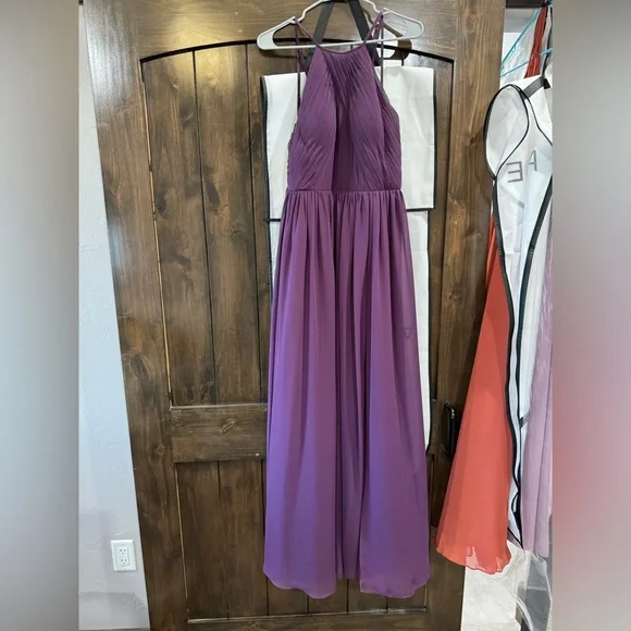 Azazie Leighton Grape A6 Size - Picture 3 of 5